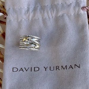 David Yurman Double X Crossover Ring